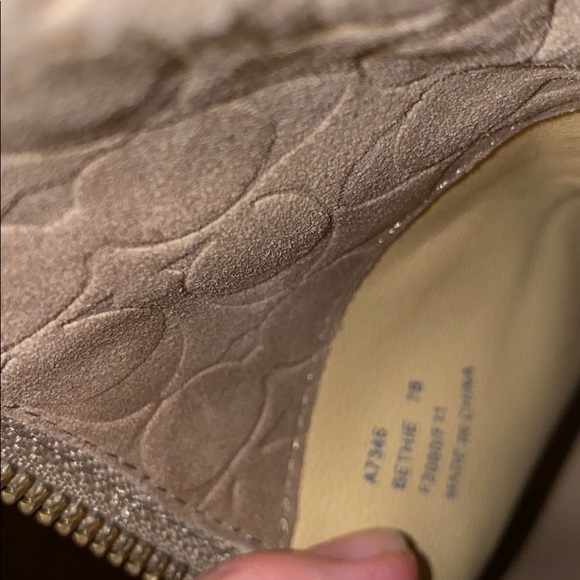 NWOB Coach tan leather booties, 7 - Picture 5 of 5